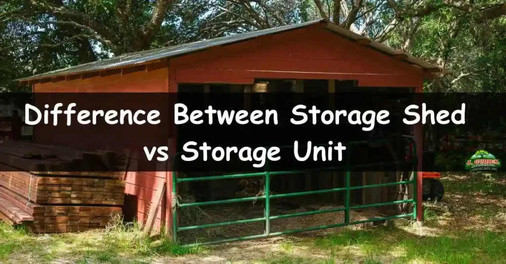 Difference Between Storage Shed vs Storage Unit