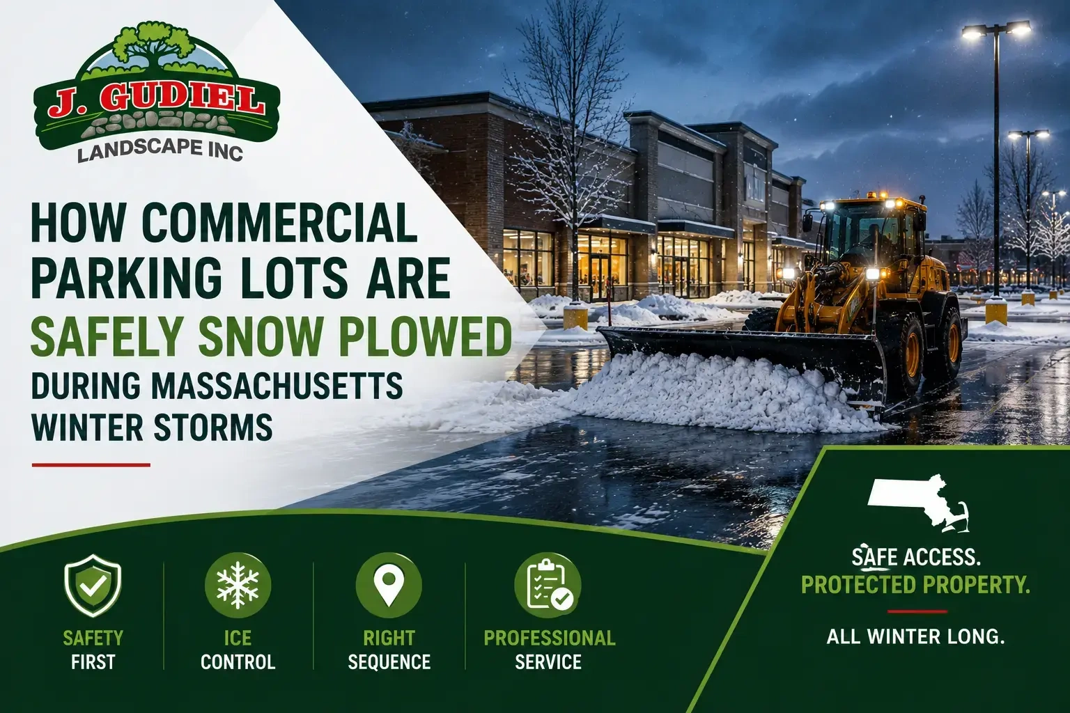 Snow Plowed During Massachusetts