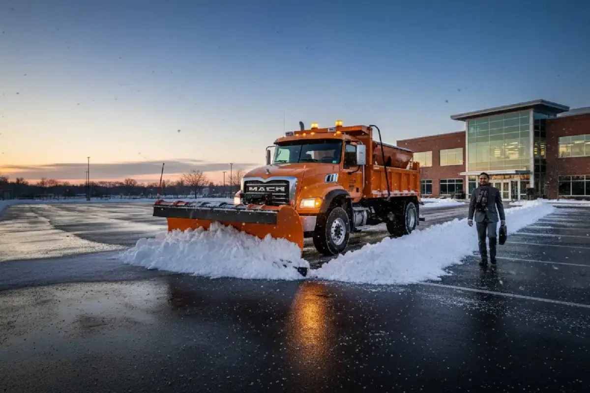 Commercial Snow Removal Contract in Massachusetts