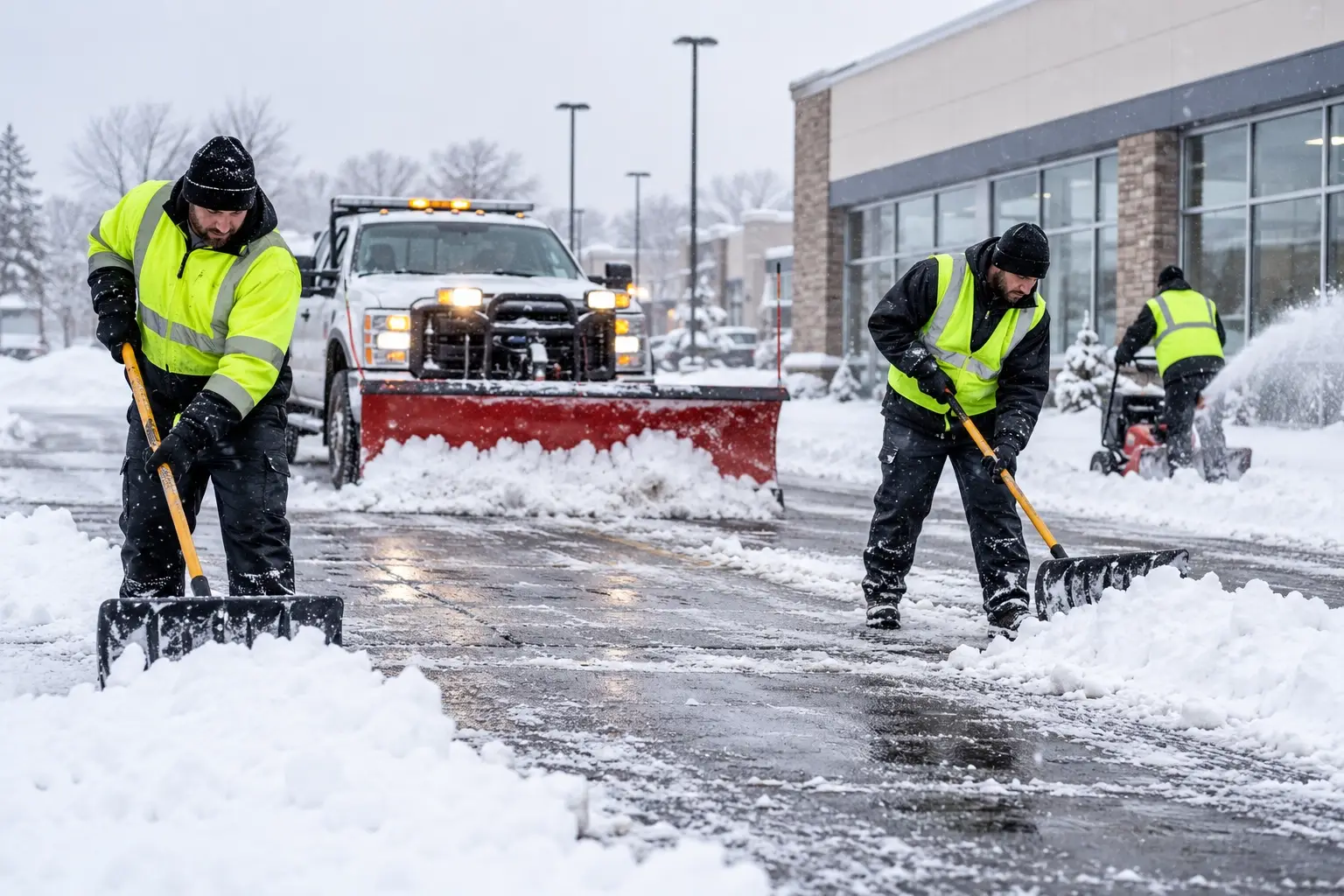 Commercial Snow Plowing