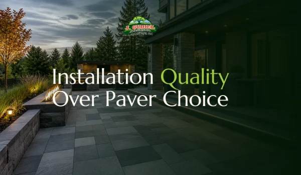 Installation Quality Over Paver Choice