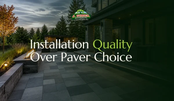 Installation Quality Over Paver Choice