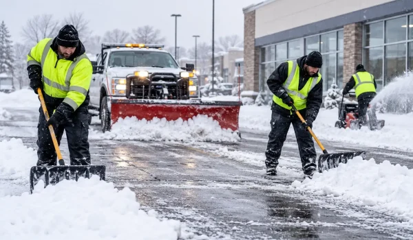 Commercial Snow Plowing