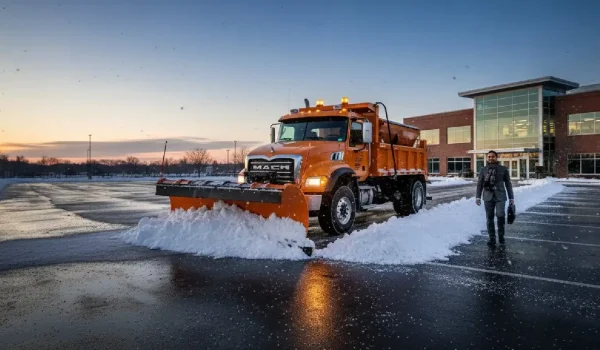 Commercial Snow Removal Contract in Massachusetts